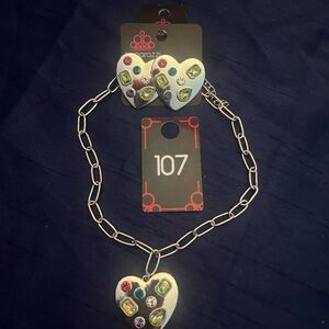 Necklaces with matching earrings